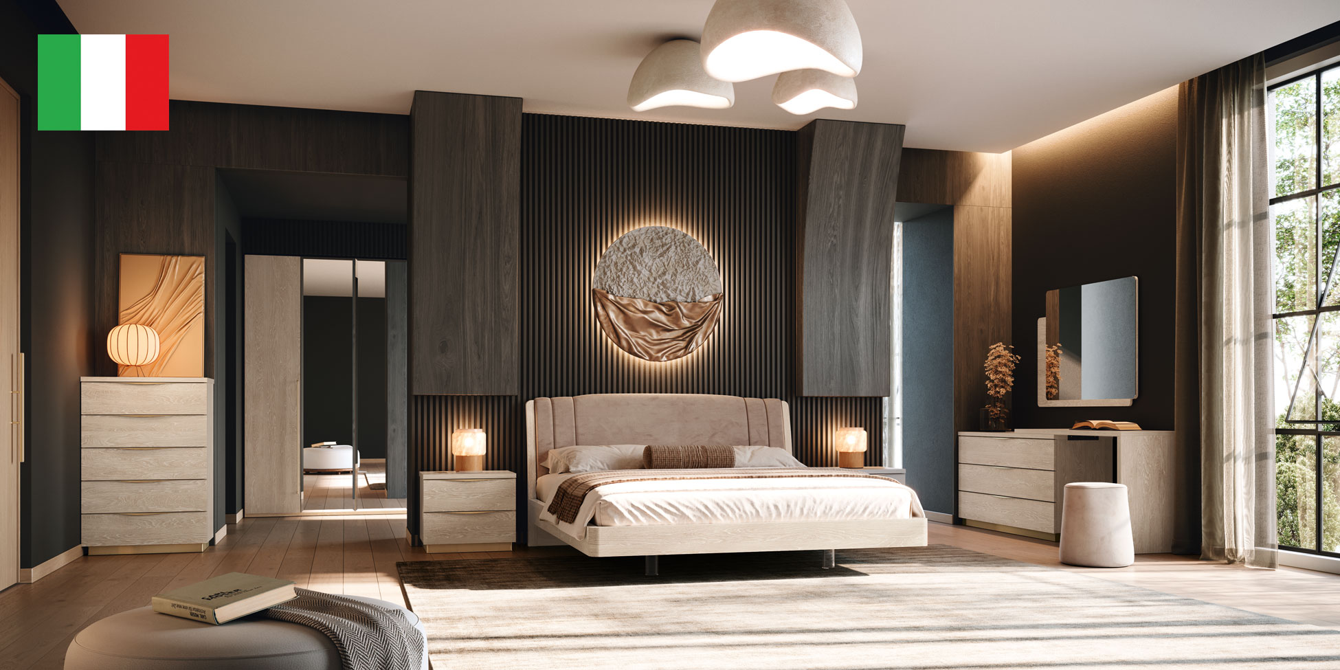 Bedroom Furniture Modern Bedrooms QS and KS Denali Bedroom